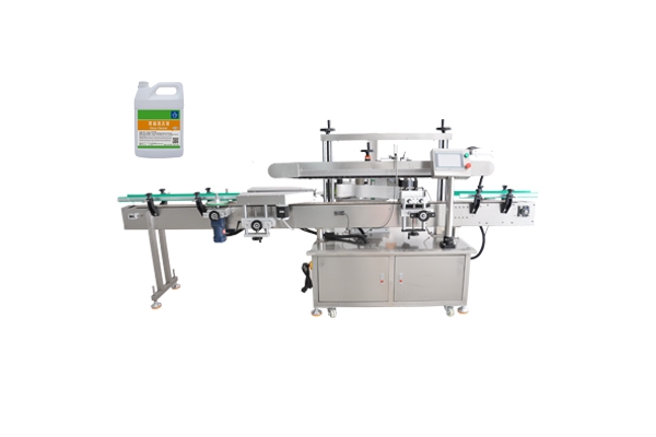 玻璃清潔劑單側(cè)面貼標(biāo)機(jī)